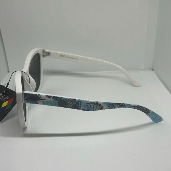 Giselle Women’s Cat Eye Floral Polarized Sunglasses - Picture 2 of 3